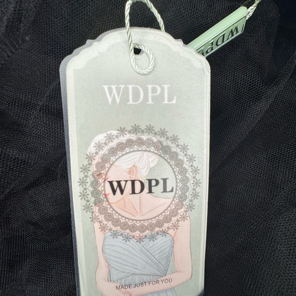 WDPL WOMENS SOLID BLACK COLORED LONG SKIRT SIZE 5XL. B1 - Picture 11 of 11